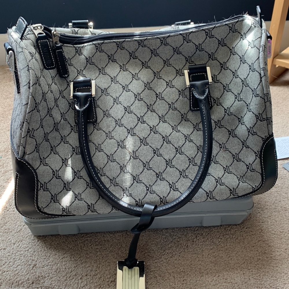SOLD- Ralph Lauren Doctors Tote Bag. Lovely for traveling or carry as a purse.